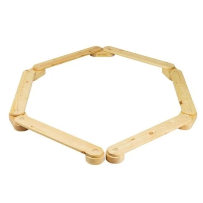 Product Παιχνίδι Ισορροπίας MeowBaby Balance Beam natural 6 elements (SSEN603IE) base image
