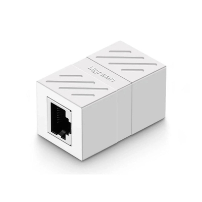 Product Αξεσουάρ Δικτύου Ugreen Cat7 RJ45 Ethernet Coupler White (20311) (UGR20311) base image