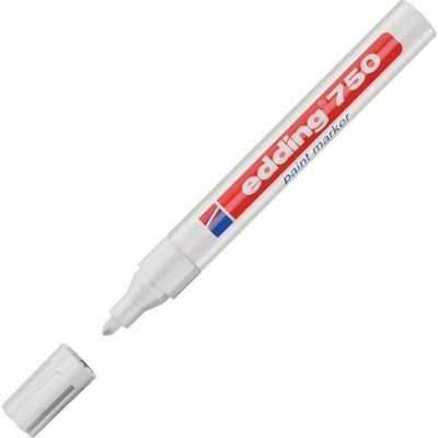 Product Μαρκαδόρος Edding 750 Ανεξίτηλος 4mm Λευκός base image
