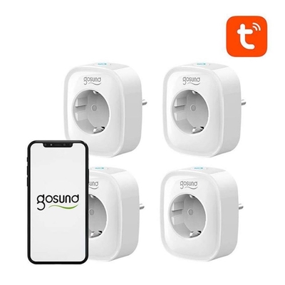 Product Smart Μονόπριζο Gosund Λευκό 4τμχ (SP1 4pcs) base image
