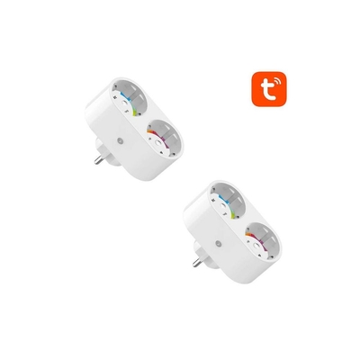 Product Πρίζα Ρεύματος Wi-Fi Gosund SP211-2pack Διπλή Εξωτερική Ασφαλείας Λευκή 2 τμχ (SP211-2pack) base image