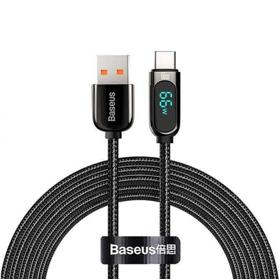 Product Καλώδιο USB Baseus Display to Type-C, 66W, 1m Black (CASX020001) base image
