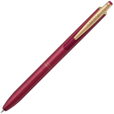 Product Στυλό Zebra Gel 0.5 Grand Sarasa Wine Red with Blue Ink base image