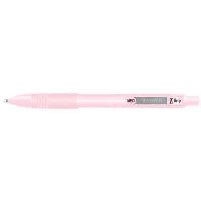 Product Στυλό Zebra Ballpoint Pastel Pink 1.0mm με Μπλε Μελάνι Z-Grip Smooth base image