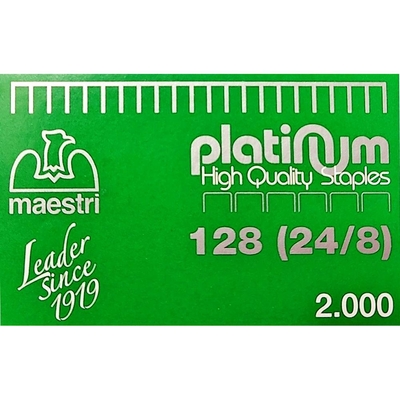 Product Συρραπτικά Roma Maestri 128 Platinum 2000τμχ (1003651) base image