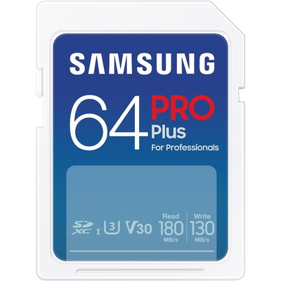 Product Κάρτα Μνήμης SDXC 64GB Samsung Pro Plus Class 3 U3 V30 UHS-I (MB-SD64S/EU) base image