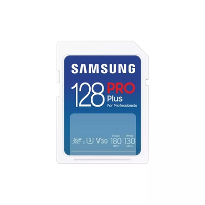 Product Κάρτα Μνήμης SDXC 128GB Samsung Pro Plus Class 3 U3 V30 UHS-I (MB-SD128S/EU) base image