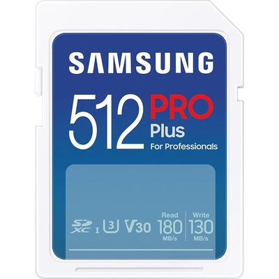 Product Κάρτα Μνήμης SDXC 512GB Samsung Pro Plus Class 3 U3 V30 UHS-I (MB-SD512S/EU) base image