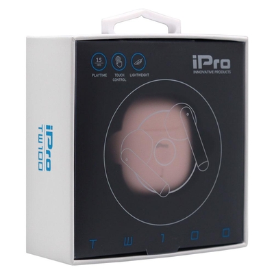 Product Bluetooth Handsfree iPro True Wireless Earphones TW100 Pink (010701-0256) base image