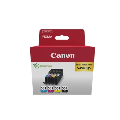 Product Μελάνι Canon Inkjet CLI-551 CMYK Carton Pack base image