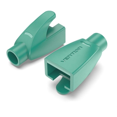 Product Κάλυμμα Βυσμάτων Vention RJ45 Strain Relief Boots Green PVC Type 50-Pack base image