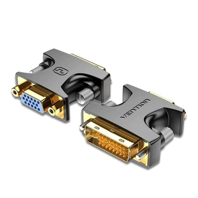 Product Αντάπτορας DVI Vention Male to VGA Female Black base image