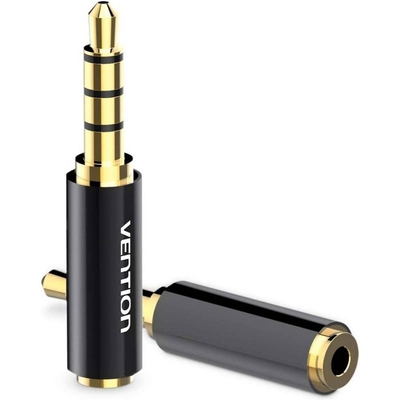 Product Αντάπτορας 3.5mm Vention Male to 2.5mm Female Audio Black Metal base image