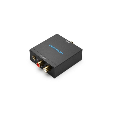 Product Αντάπτορας RCA Vention Optical Fiber/Coaxial Digital to TRS 3.5mm/2RCA Black base image