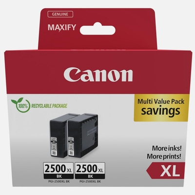 Product Μελάνι Canon Inkjet PGI-2500XL Black 2τμχ base image