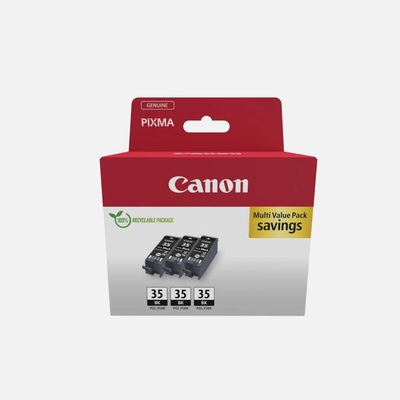 Product Μελάνι Canon Inkjet PGI-35 Black 3-Pack Value Pack base image