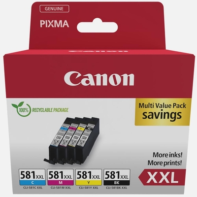 Product Μελάνι Canon Inkjet CLI-581XXL CMYK base image