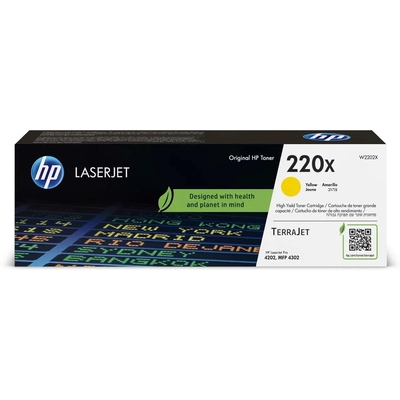 Product Toner HP 220X High Capacity Yellow base image