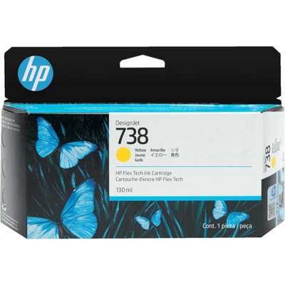 Product Μελάνι HP Inkjet No.738 130-ML Yellow DesignJet base image