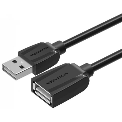Product Καλώδιο USB Vention 2.0 Extension 2M Black base image
