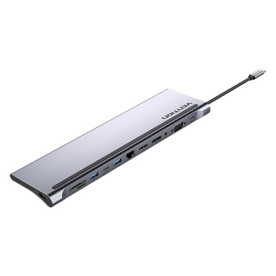 Product Docking Station Vention Type-C to DisplayPort/HDMI/VGA/USB-C Gen 1/USB 3.0x2 base image