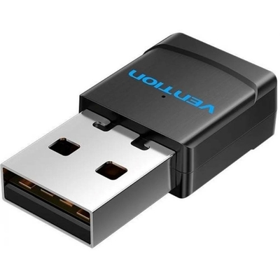 Product Αντάπτορας Δικτύου USB Vention Wi-Fi Dual Band 2.4G/5G Black ABS Type base image