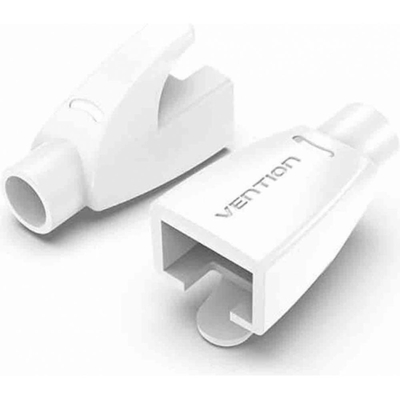 Product Κάλυμμα Βυσμάτων Vention RJ45 Strain Relief Boots White PVC Type 100-Pack base image