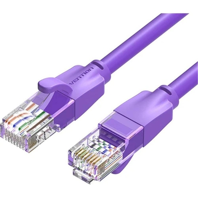 Product Καλώδιο Δικτύου Vention Cat.6 UTP Patch Ethernet 2M Purple base image