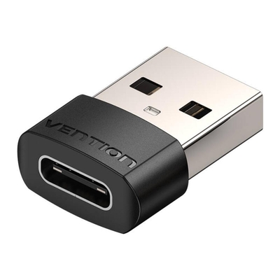Product Καλώδιο USB Vention USB 2.0 Male to Type-C Female Adapter Black PVC Type (CDWB0) base image