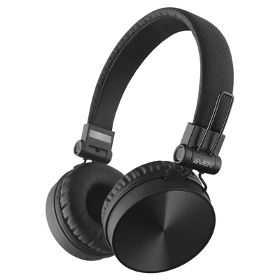 Product Headphones Sven Wireless Stereo With Microphone AP-B500MV Black Bluetooth base image