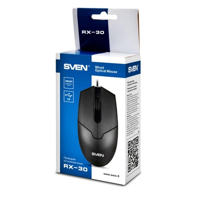 Product Ποντίκι Ενσύρματο Sven Mouse RX-30 Black base image