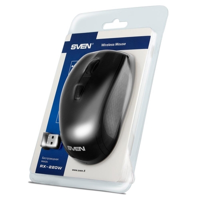 Product Ποντίκι Gaming Ασύρματο Sven Mouse RX-220W Black base image