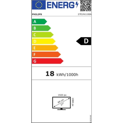 Product Monitor 27" Philips 27E1N1100A FHD IPS 100 Hz with speakers base image
