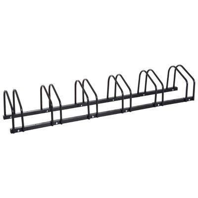 Product Μπάρα Στάθμευσης HomCom Μεταλλική 6 Ποδηλάτων 179x33x27 (AA0-026V01BK) base image