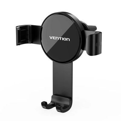 Product Βάση Κινητού Αυτοκινήτου Vention Auto-Clamping with Duckbill Clip Black Disc Type (KCGB0) base image