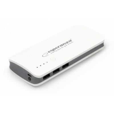 Product Φορητή Μπαταρία Esperanza EMP106 8000mAh με 3 Θύρες USB-A Λευκό/Γκρι (EMP106WE) (ESPEMP106WE) base image