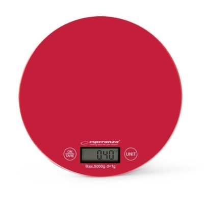 Product Ζυγαριά Κουζίνας Esperanza EKS003 Ψηφιακή 1gr/5kg Red (EKS003R) base image