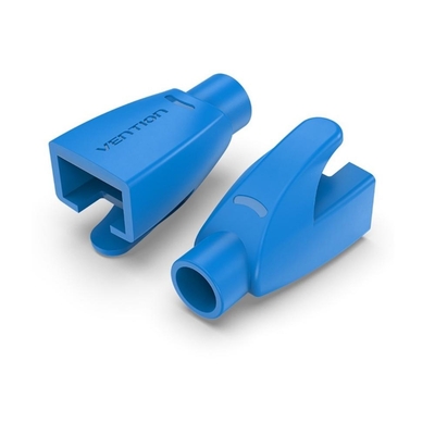 Product Κάλυμμα Βυσμάτων Vention RJ45 Strain Relief Boots Blue PVC Type 100-Pack (IODL0-100) base image