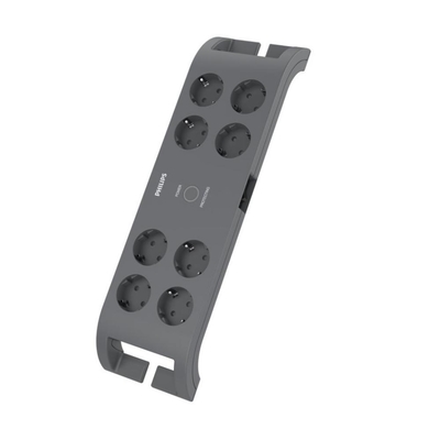 Product Πολύπριζο Ασφαλείας Philips 8 Θέσεων 2m Γκρί (PHISPN3180A-60) base image