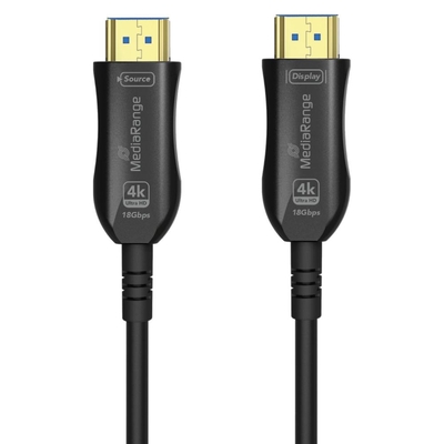 Product Καλώδιο HDMI MediaRange Active Optical 4K 10m (MRCS221) base image