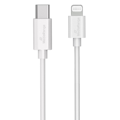 Product Καλώδιο USB MediaRange Apple Lightning to Type-C 1m White (MRCS215) base image