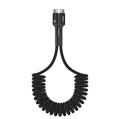 Product Καλώδιο USB Baseus Fast Charging USB-C to USB-C Fish-Eye 100W 1m Black (P10320203111-00) base image