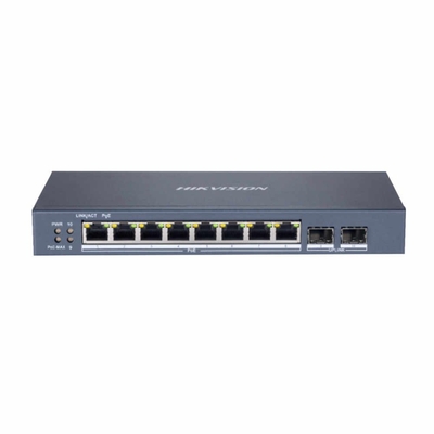 Product Network Switch Hikvision 10 Port Unmanaged PoE L2 Series (DS-3E1510P-EIV2) base image