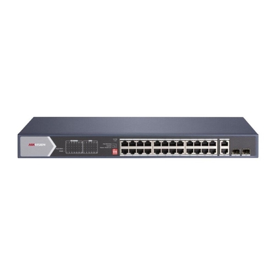 Product Network Switch Hikvision 28 Port Unmanaged PoE L2 Series (DS-3E0528HP-E) base image