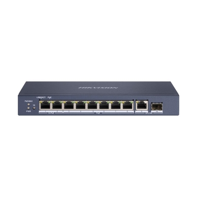 Product Network Switch Hikvision 10 Port Unmanaged PoE L2 Series (DS-3E0510HP-E) base image