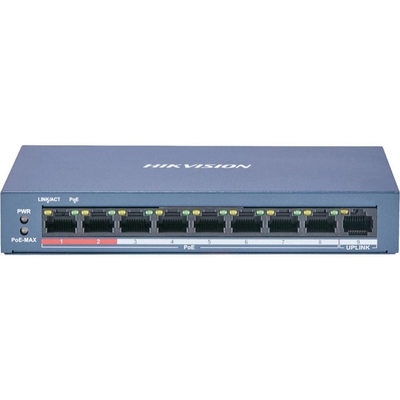Product Network Switch Hikvision 9 Port Unmanaged PoE L2 Series (DS-3E0109P-E/M(B) base image