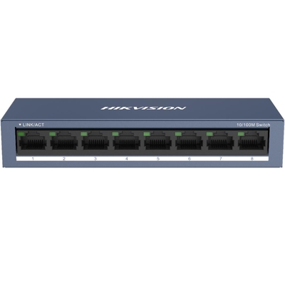 Product Network Switch Hikvision 8 Port SOHO Unmanaged (DS-3E0108D-O) base image
