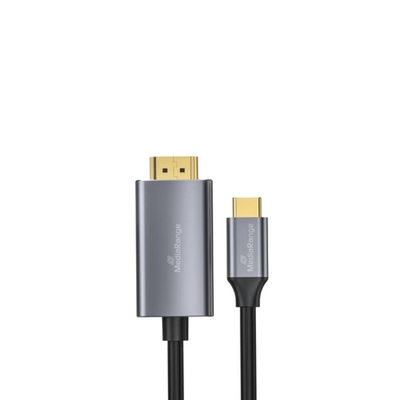 Product Καλώδιο USB MediaRange Type-C 3.2 Gen. 1x1 to HDMI Video Adapter 1.8m (MRCS217) base image