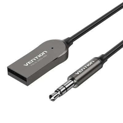 Product Bluetooth Car Kit Vention USB 5.0 Audio Receiver Cable 1.5M Gray (NAGHG) base image