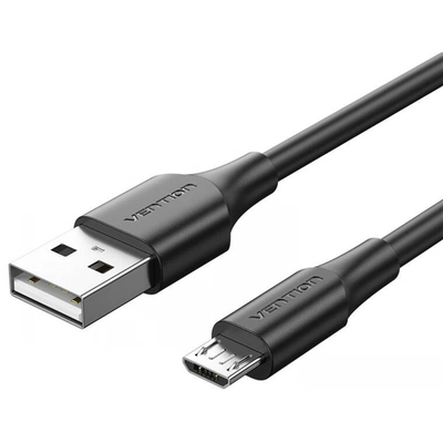 Product Καλώδιο USB Vention USB 2.0 A Male to Micro B Male 2A 1.5M Black (CTIBG) base image